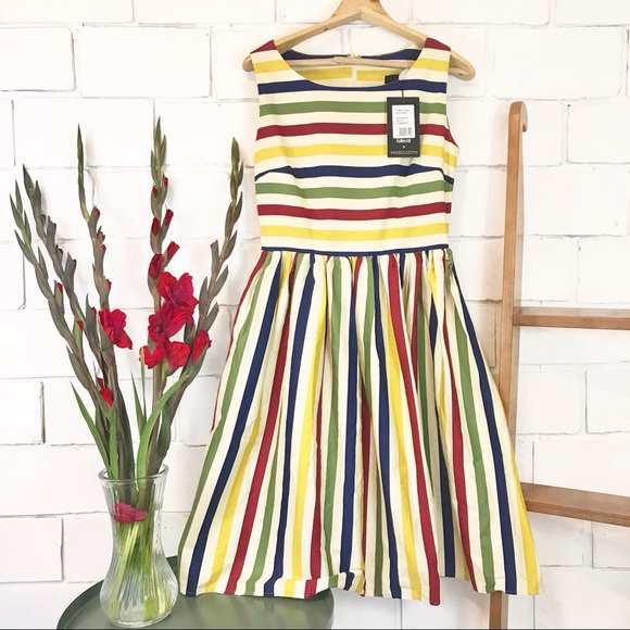 Modcloth Dresses & Skirts - NWT Collectif x MC Whimsical Fit and Flare Dress